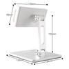 MT135 For Phone/Tablet Foldable Desktop Stand Lazy Holder 180° Adjustable Aluminum Alloy