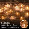 Santa Claus LED Light String Merry Christmas Decoration For Home 2025 Cristmas Ornament Xmas Navidad Natal Gifts New Year 2025