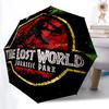 1pc Jurassic Park Automatic Open/Close Folding Umbrella, Windproof 8 Rib Construction, Lightweight Travel Umbrella for Women/Men,a0902092