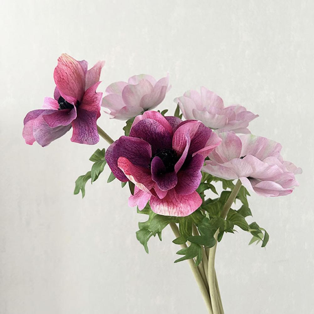 No Maintenance Flower Artificial Flower Stem Uv Resistant Silk Bloom Realistic Faux Flower Centerpiece for Home Office Wedding