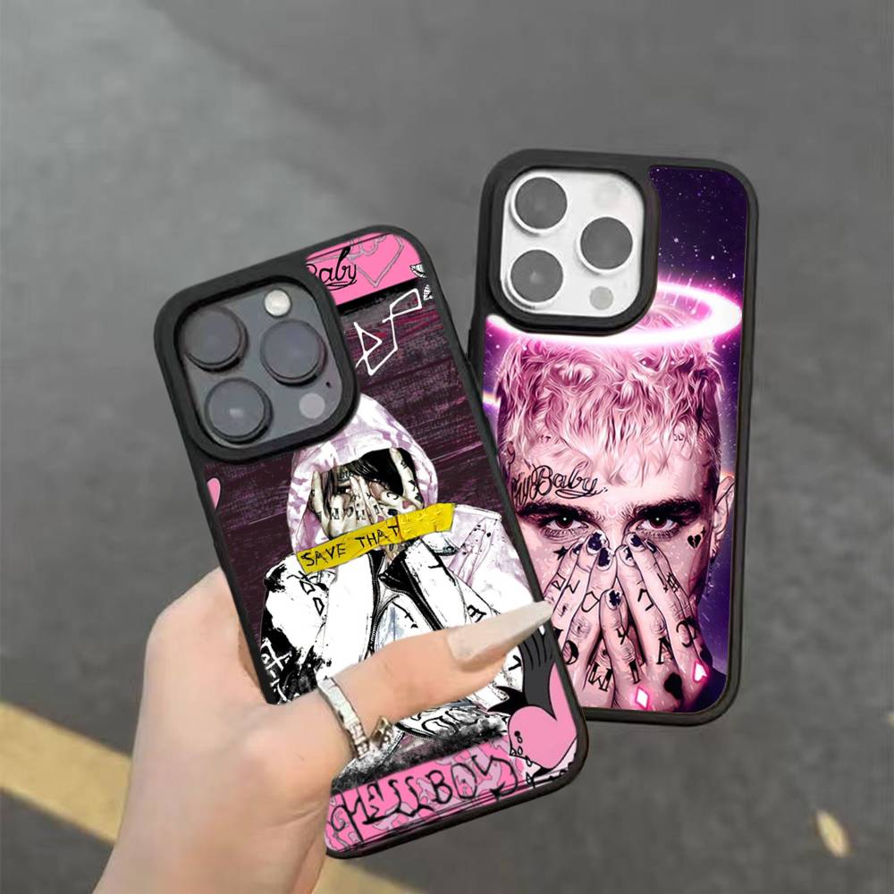 Emo Rapper Lil Peep Phone Case For IPhone 17 16 Pro Max 11 12 13 14 15 Hard PC+TPU Bracket Back Cover