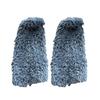 Women Vintage Warm Curly Furry Solid Color Leg Warmers Leg Covers Aesthetic Fuzzy Plush Boot Cuffs Socks for Winter Days