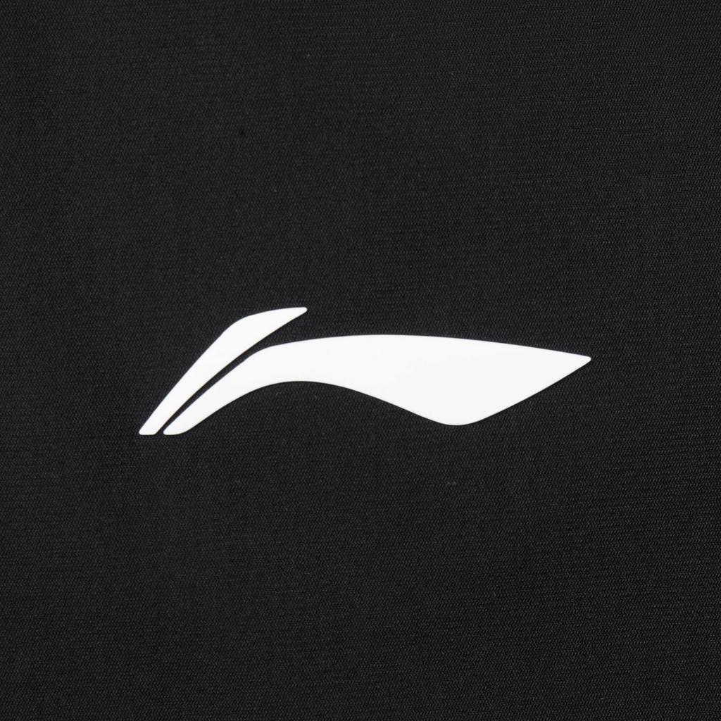 Li-Ning Training Series Solid Color Round Neck Comfortable Breathable Versatile Short Sleeve T-Shirt Men Tops Black ATSV383-1