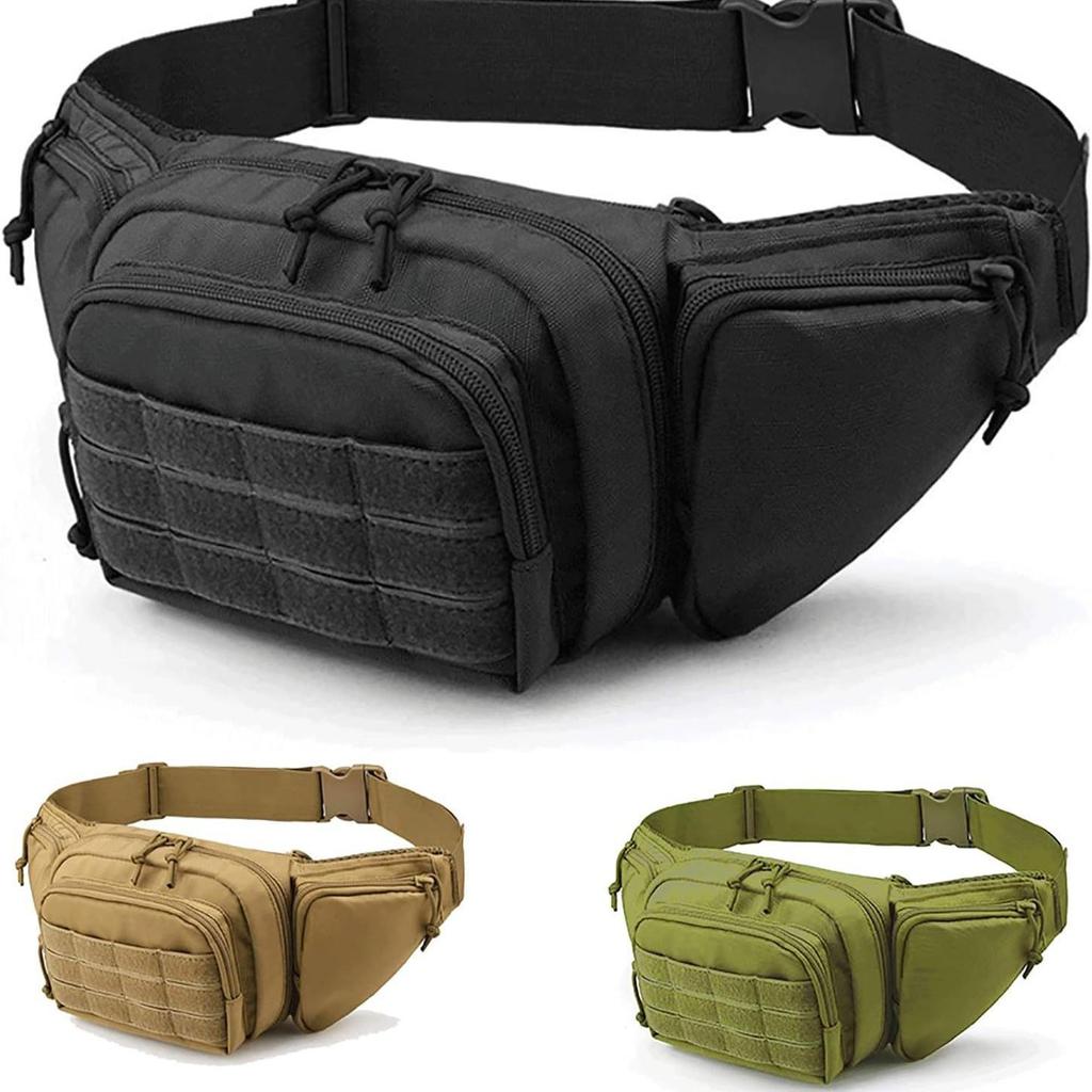 Tactical Outdoor Concealed Carry Waist Pack with MOLLE System