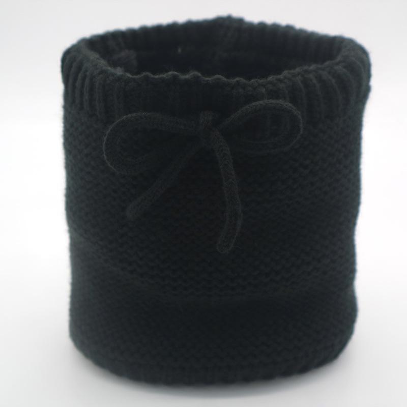 

Мужская и женская модная зимняя теплая шейная повязка на завязку, трикотажная шерстяная флисовая подкладка, утеплитель для шеи, ветрозащитная маска для лица, однотонный шейный платок