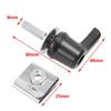 4PCS Black Hard Saddlebag Lever Lock Bolts For Harley Touring Street Glide