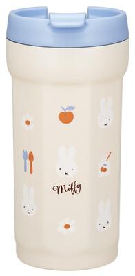 Skater Octagonal Lidded Stainless Steel Tumbler 350ml Heat Retention Vacuum Insulation Flap Lock Miffy Retention/Cold SMVO4-A