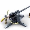 115PCS WW2 Military Weapon Building Blocks 88MM Flak Anti-Tank Model Bricks Set with Figures Educational DIY Toys for Kids Boys No Box