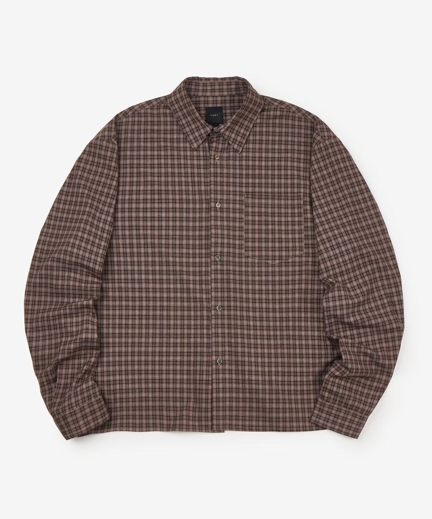 THEY Plaid Check Shirt_2 Color