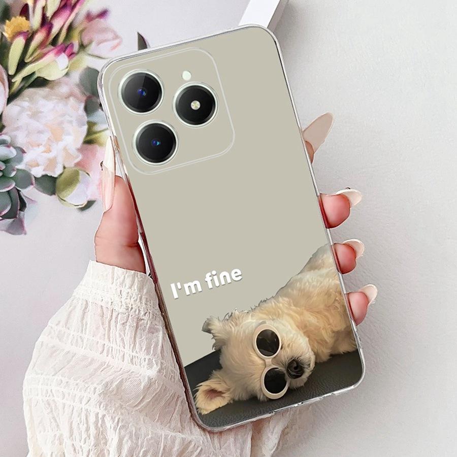 For OPPO Realme C61 C63 Case C 61 RMX3939 New design TPU Soft Silicone Shockproof Coque Funda For RealmeC63 C6 1 Phone Cover