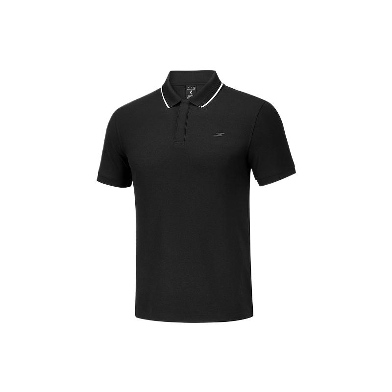 Skechers Antibacterial Breathable Skin-Friendly Comfortable Polo Shirt Men tops P226M217-0018 M
