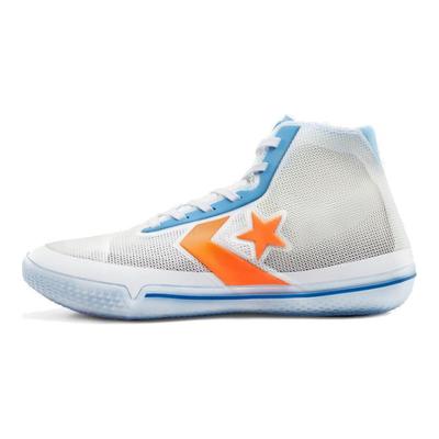 Converse All Star Pro BB Dämpfung High-Top Basketballschuhe Unisex Weiß und Blau