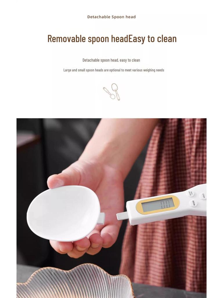 Digitallöffel mit hoher Präzision zum Abmessen von Babynahrung und Milchpulver