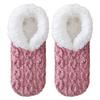 Winter and Autumn Lamb Fleece Floor Socks for Women - Thickened and Insulated for Warmth and Comfort - Glued Anti-Slip Warm Feet Sock Pouch
