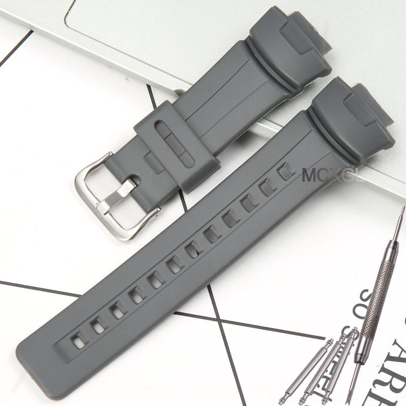 Herren Resin Uhrenarmband Kompatibel für Casio G-100 g101 200 GW-2310 2110 g2300 Damen Gummi Armband Uhrenzubehör