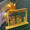 1pc 3V LED Spotlight Model 1:87 HO Scale Diorama Outdoor Billboard Lamp for DIY Model Making Architecture Building Layout