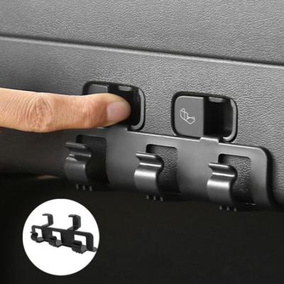 Car Rear Trunk Hook Button Buckle Hanging Storage Holder Clip Luggage Bag Hanger