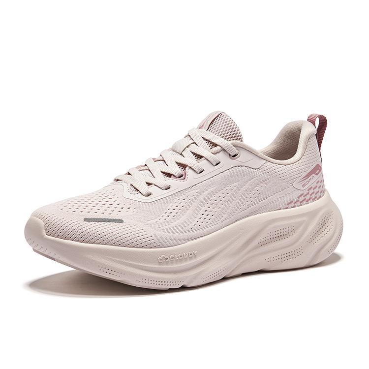 Erke Cloud Step V2 Comfortable Low-Top Casual Running Shoes Women sneakers Light-Pink 52125303209-102