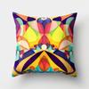 45x45cm Colorful Abstract Geometric Pillowcase Peach Skin Living Room Sofa Office Seat Car Cushion Cover Home Decoration