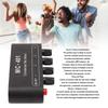 3.5mm Stereo 4 In 1 Out Mic Mixer Supports 4 Mics Multi Source Mixing Condenser Microphone Mixer Portable