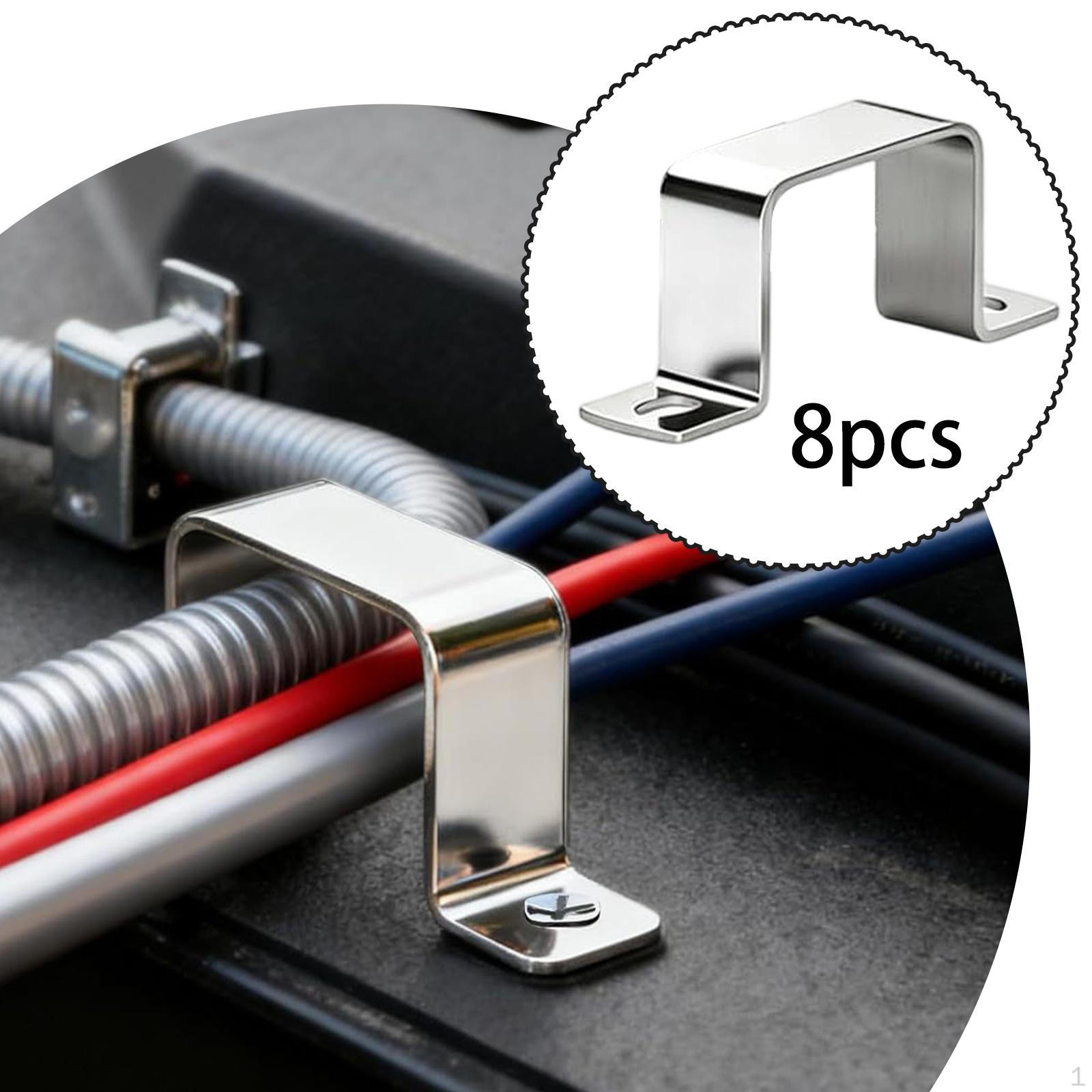

8 Square Tube Strap Clamps, , Professional, -colored Stainless Steel High-performance