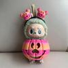 Clothes For Labubu Halloween Gradient Colorful Pumpkin Outfit Set For 1.0 3.0 Generation Figure Collectible Decor Labubu Cosplay