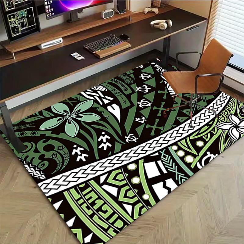 1PC Tribal Patterns Anti-slip Carpet, Suitable for Office, Bedroomand Playrooms. It Can Also Be Used As a Sofa Footrest cover-W102