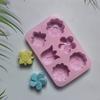 Kinds Flower Silicone Molds Different Flower-shaped Baking Molds Suitable for Soap and Candle Making Cake Chocolate Mould