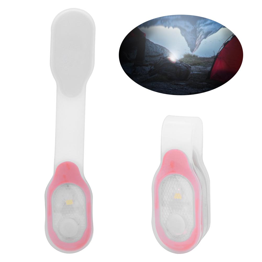 LED Clamp Light Silicone SMD Magnetic Safety Warning Lamp for Outdoor Campingred