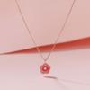 Korean Style Peach Blossom Necklaces Fashion Jewelry Flower Clavicle Chains  Women Girls