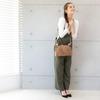 Shoulder Bag Mini Shoulder Simple Camel [Altrose] (Emil) [Bag 2WAY] 331803-37