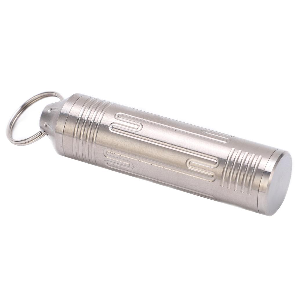 TLSC005 Cylindrical Sealed Pill Bottle Antirust Waterproof Outdoor Sealed Medicine Bottle Container