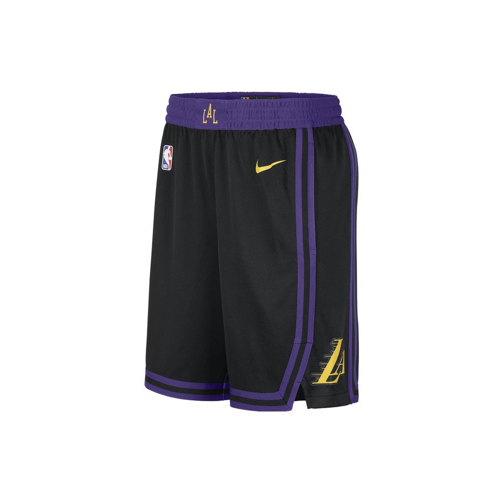 New Nike Los Angeles Lakers City Edition 2023/24 Men's Nike Dri FIT Nba Swingman Shorts DX8706-010