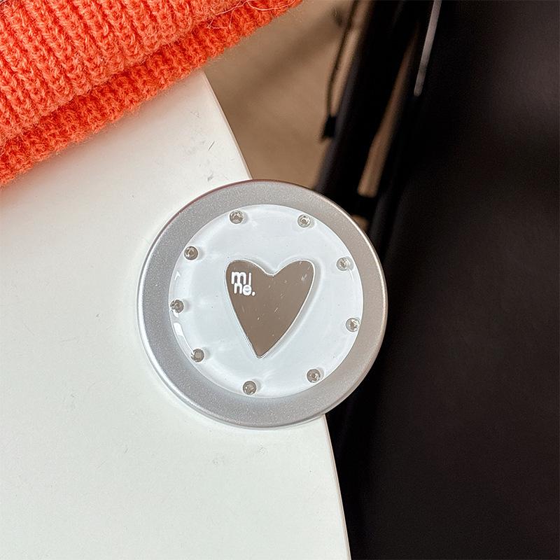 Bunter Liebe Herz Spiegel Handyhalter: Magsafe Magnetischer Aufkleber & Fingerring