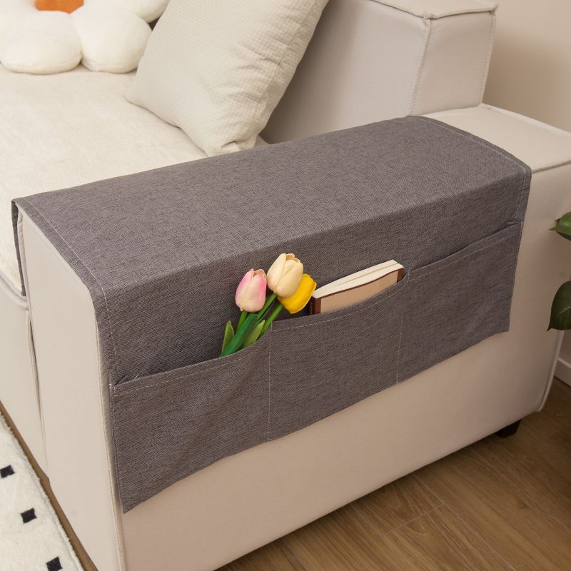 Ins Sofa Handrail Cover Cloth Modern Style Imitation Linen Dust Towel Cover Pad Universal For Summer Non -Slip Towel Cover Cloth