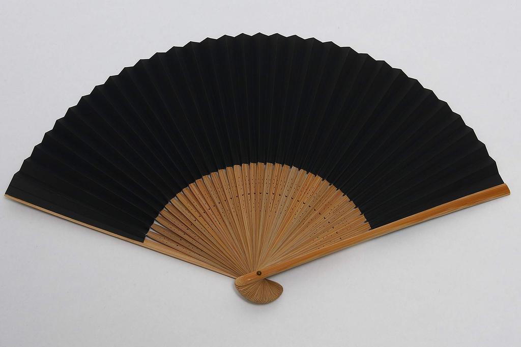 fan with fan in a presentation made in featuring flowing water fish [Hasegawa] Men's Kyoto-style case, box, Japan, design.