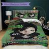 BILL KAULITZ Muster Bettwäsche Bettwäsche-Set Bettbezug Kissenbezug Heimdekoration Geburtstagsgeschenk (1 * Bettbezug + 2 * Kissenbezug ohne Füllung)