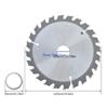 31GJ 24 Tooth TCT Cutting Sawblade for Cutting Trimming Softwoods Hardwoods