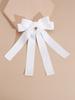 Lystrfac Fashion Fabric Ribbon Hair Bow Hairpin for Women Girls Hair Clips Back Head Top Clip Female Hair Accessories