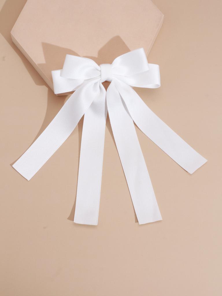 Lystrfac Fashion Fabric Ribbon Hair Bow Hairpin for Women Girls Hair Clips Back Head Top Clip Female Hair Accessories
