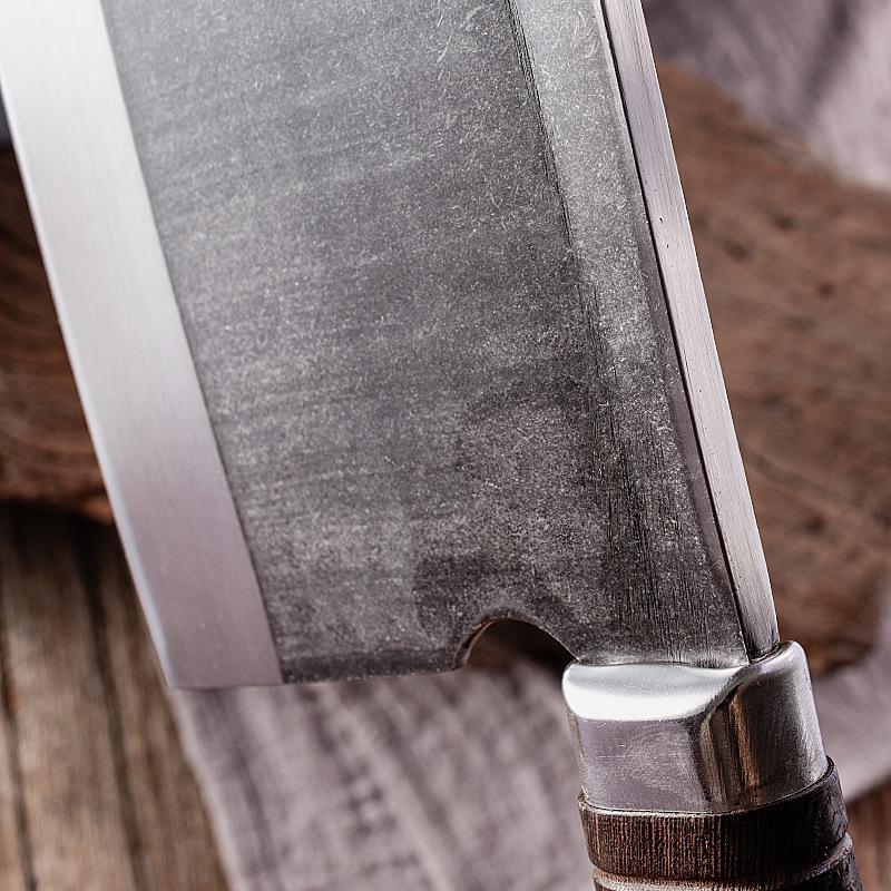 8 Inch Handmade Forged Knife Sharp Chopper Machete Chef Cleaver Longquan Kitchen Knife Bone Meat And Poultry Tools Wenge Handle