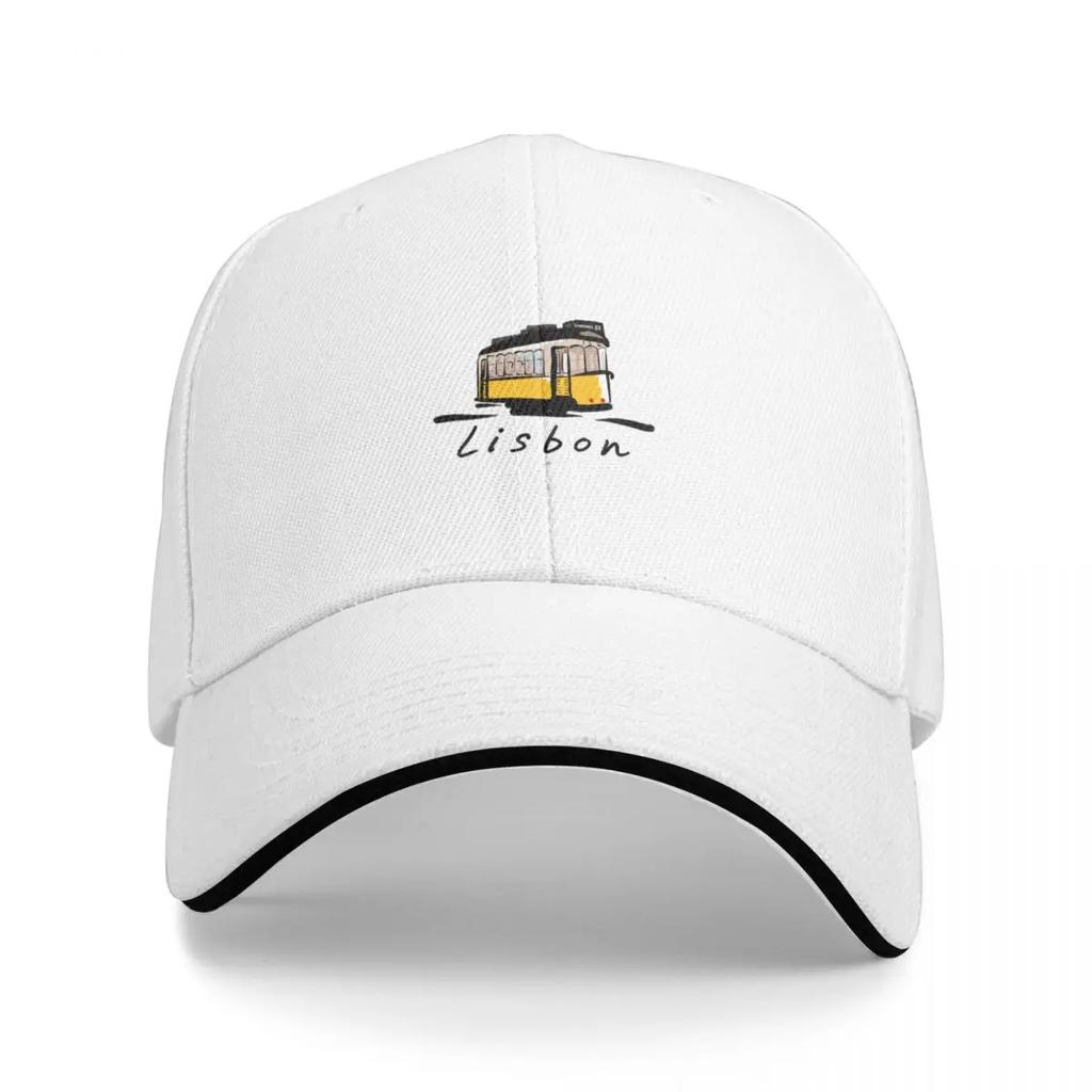 LisboaTramIllustrationPortugal Baseball Cap Sun Hat For Children Rugby Beach Gentleman Hat Women's Hats For The Sun Men's