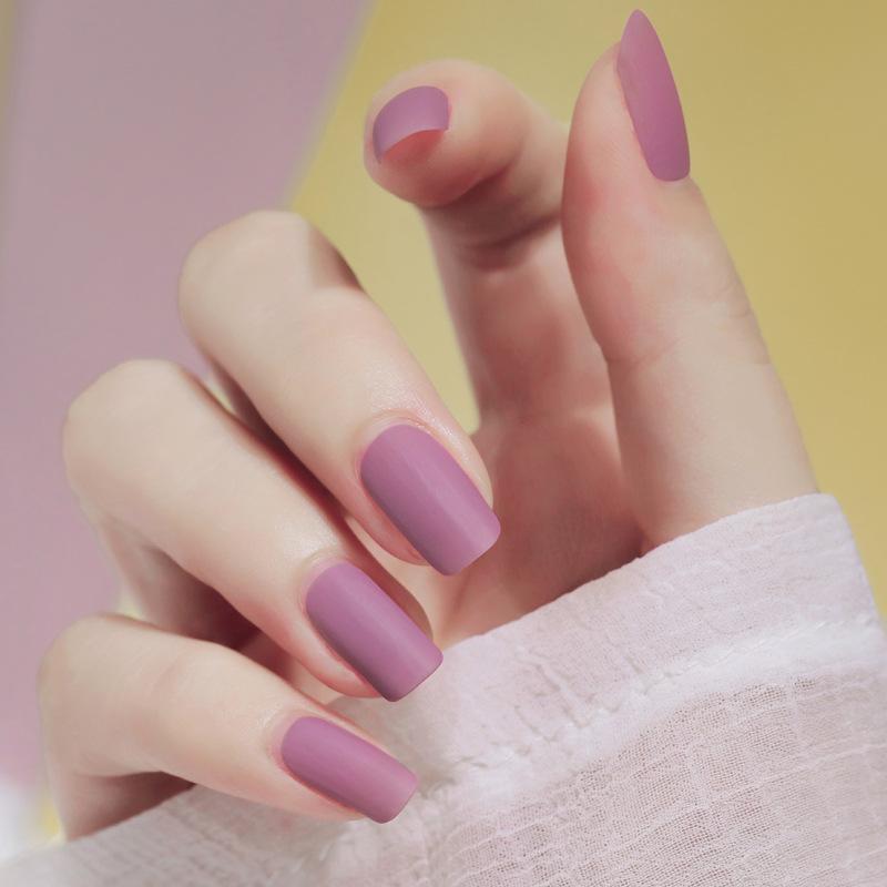 Fog Matte Nail Polish Lasting Non Peelable Scrub Colorless Transparent Bake Free Nail Enamel