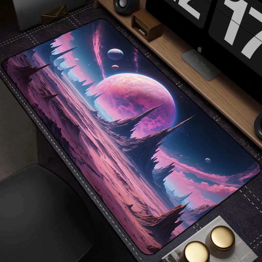 XXL Mouse Pad Anime Natural Scenery Mousepad Large Teclado Mousepad Pc Keyboard Gaming Table Mats Laptop 900x400 Mouse Mat