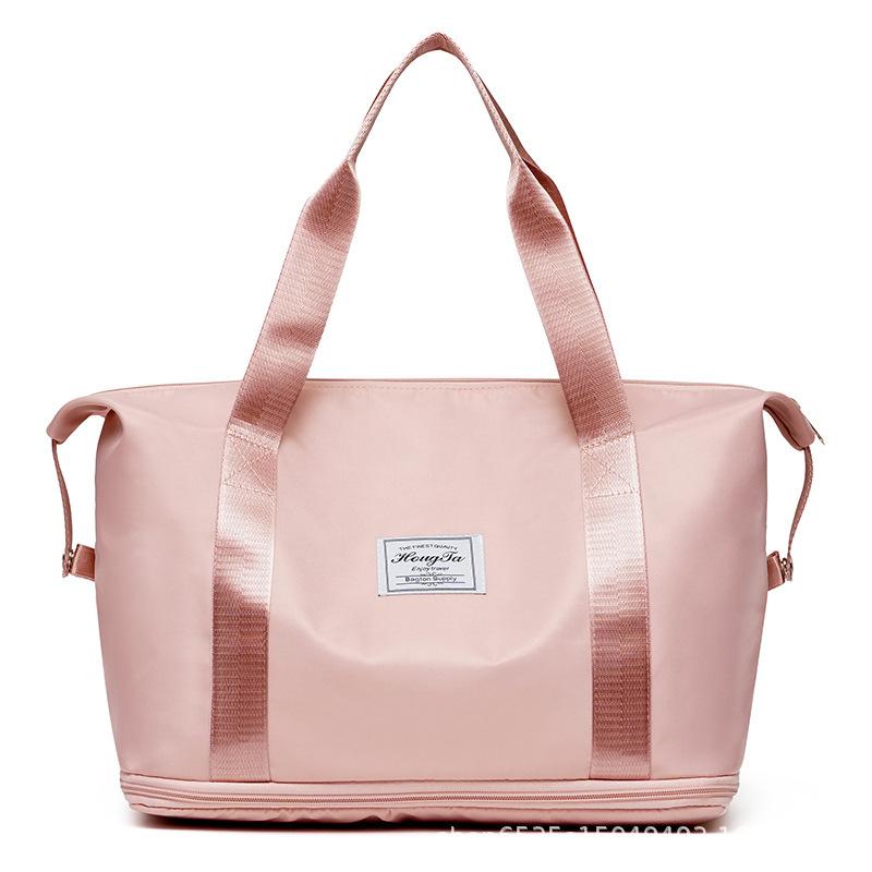 

Foldable Travel Bag, Hand-held Large Capacity Fitness Bag, Lightweight Storage for Childbirth, Business Travel Luggage Bag Standard