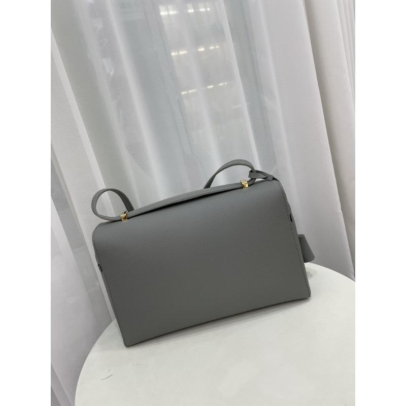New retro leather cowhide box bag lunch box bag casual large capacity portable shoulder women's bag