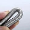 1Pcs 1/2 Inch 304 Stainless Steel Braided Hose Hot And Cold Water Pipe Toilet Faucet Connection Pipe Garden Water Connection