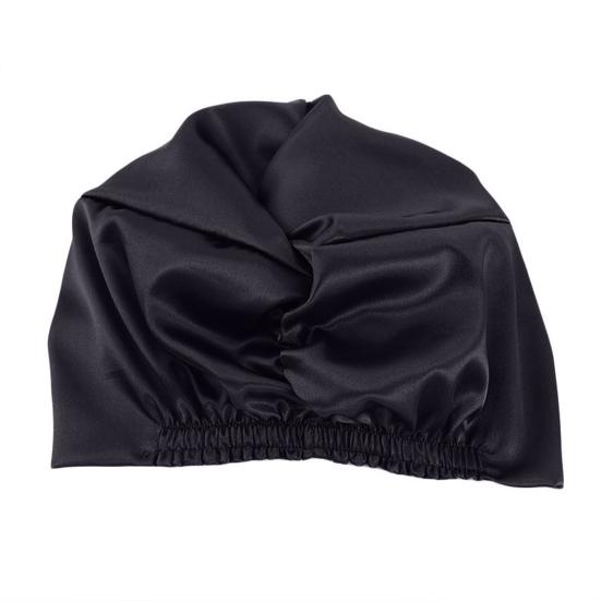 Women Nightcap Soft Comfortable Faux Silk Bonnet Gentle Night Sleeping Bonnet Hair Protection Supply