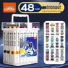 True Color Stackable Acrylic Markers - Non-Bleeding Watercolor Pens for Students and Kids