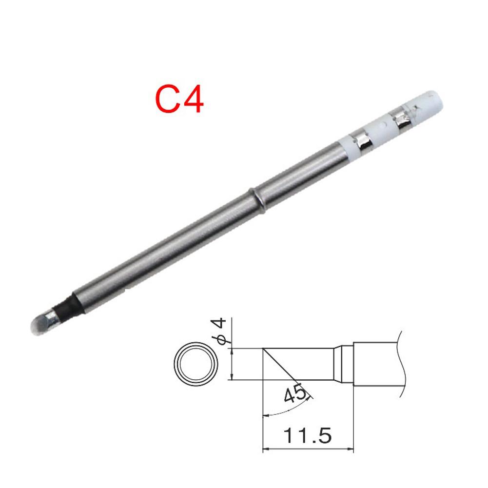 T65 Welding & Soldering Tip Kit B2/I/C4/K/D32/D52 Compatible With Soldering Pens Copper Alloy Tips For Repair Work